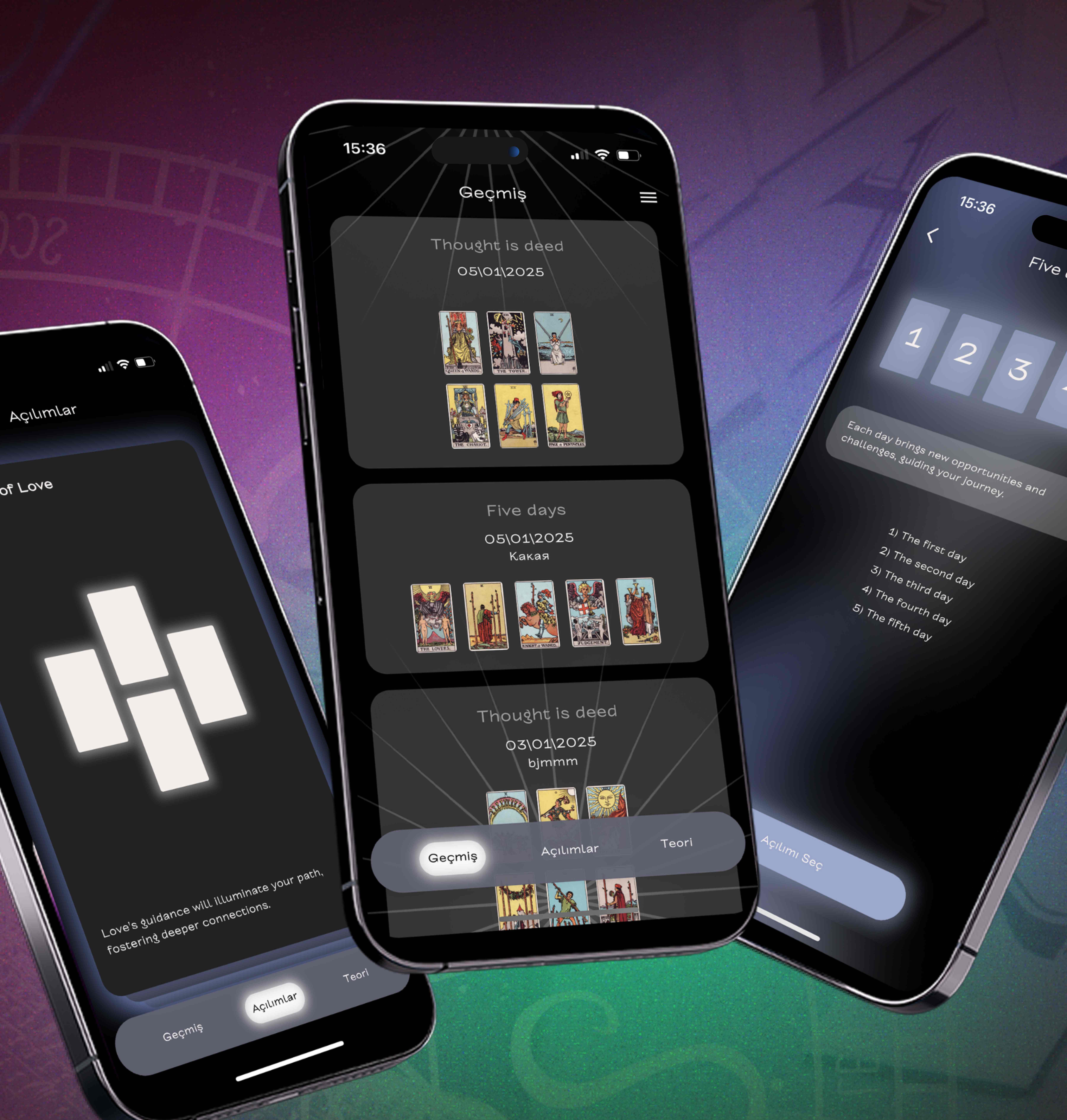 Queen of Pentacles App Screen