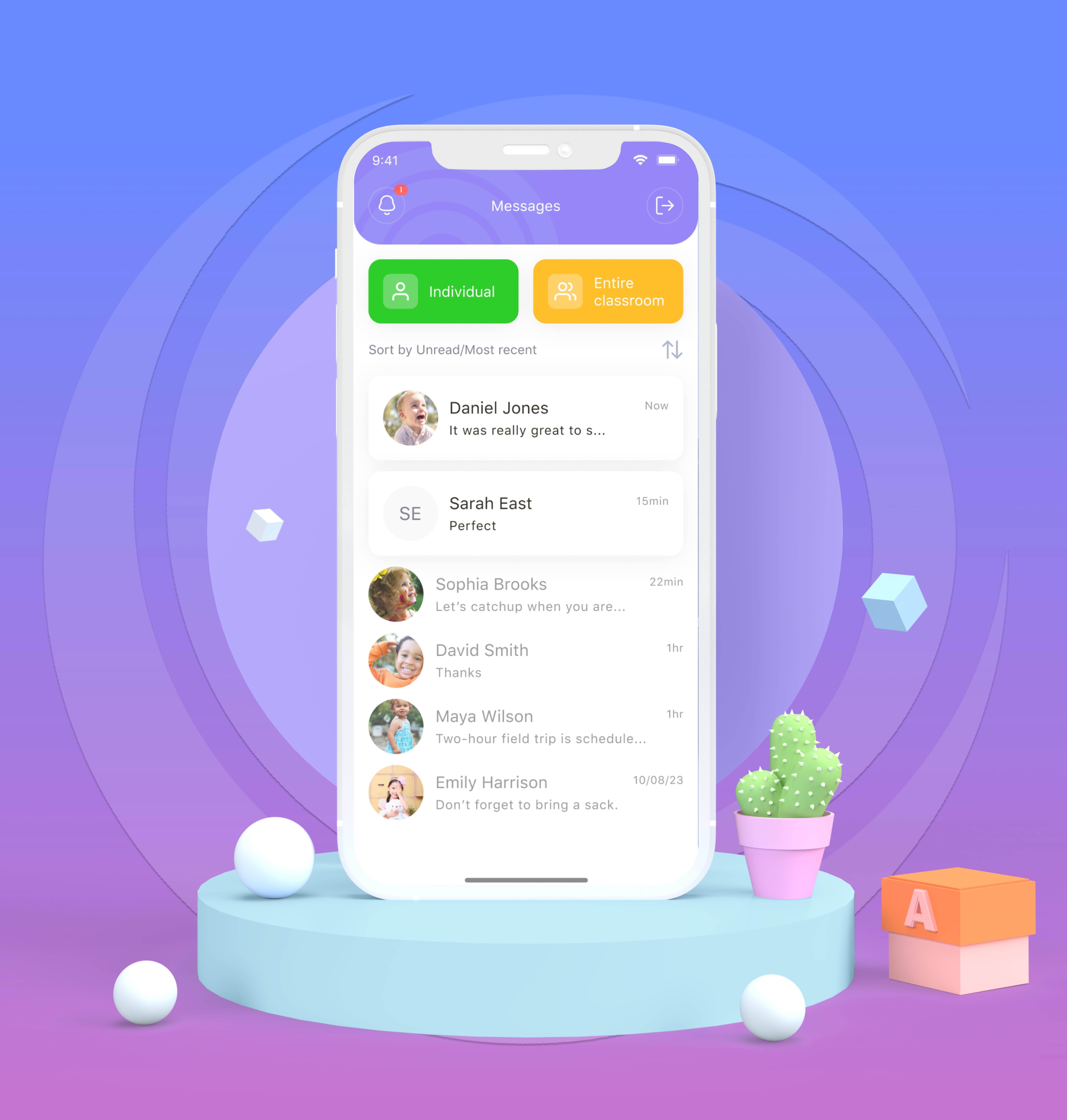 VirtuClock Messaging Interface